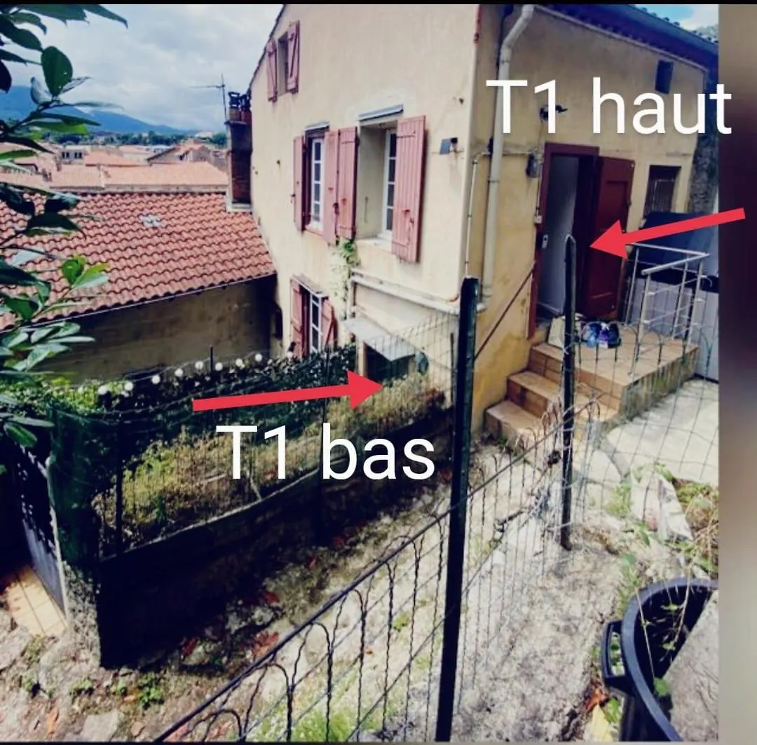 Hebergements Entiers Two Homes T1 Bas Or T1 Haut -Aux Terrasses Du Pech Foix Appartement